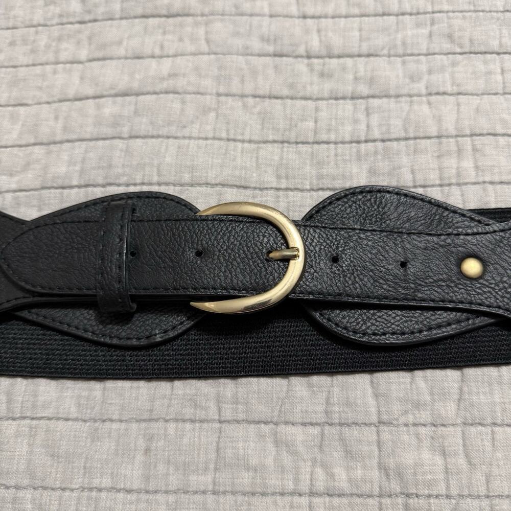 Torrid Black Stretch Waist Belt Size 3x - Picture 4 of 7